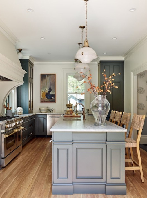 The final look of a kitchen renovation in Richardson, TX